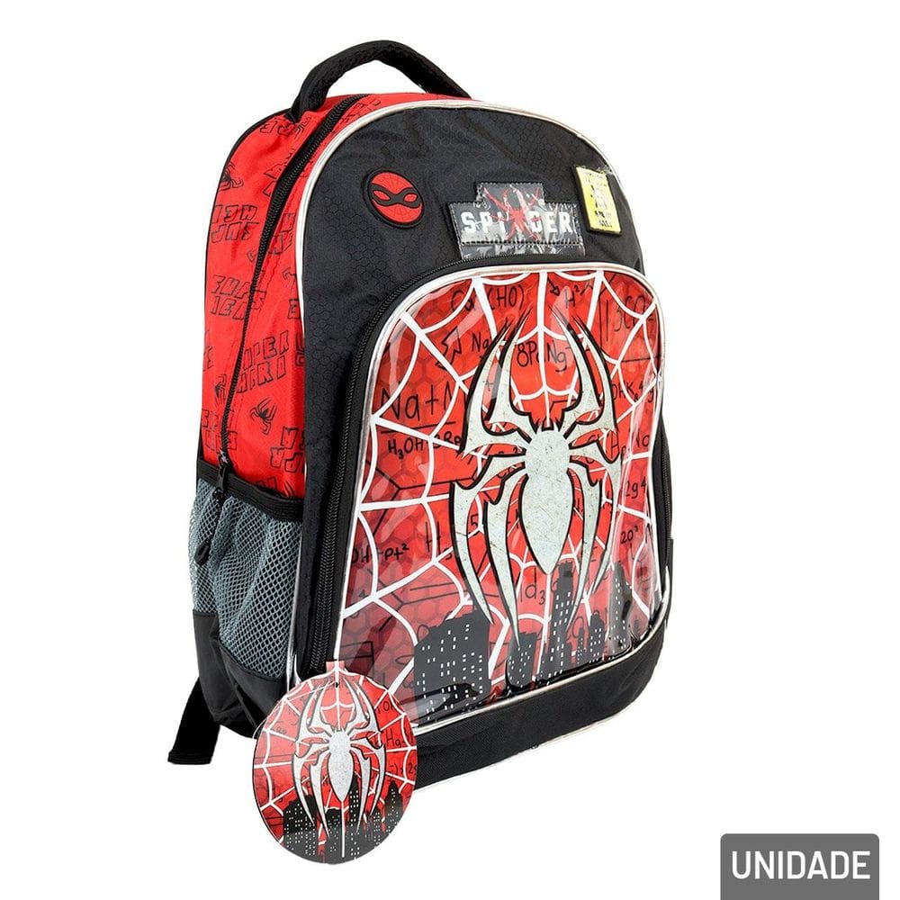 Mochila Infantil 16`` 41cm Aranha Color - Tudo em Caixa