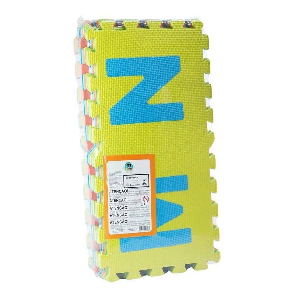 Tapete de EVA Tatame 30x30cm 26 Peças Alfabeto - Tudo em Caixa
