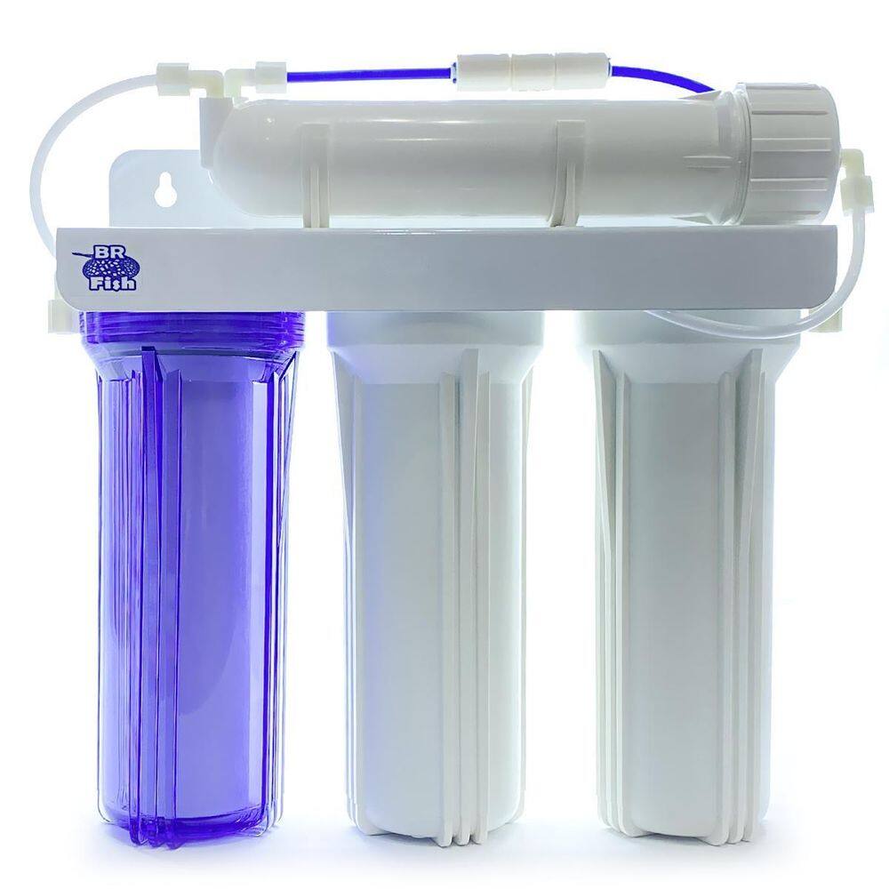 Filtro Osmose Reversa E Deionizador 75Gpd Aquario Completo