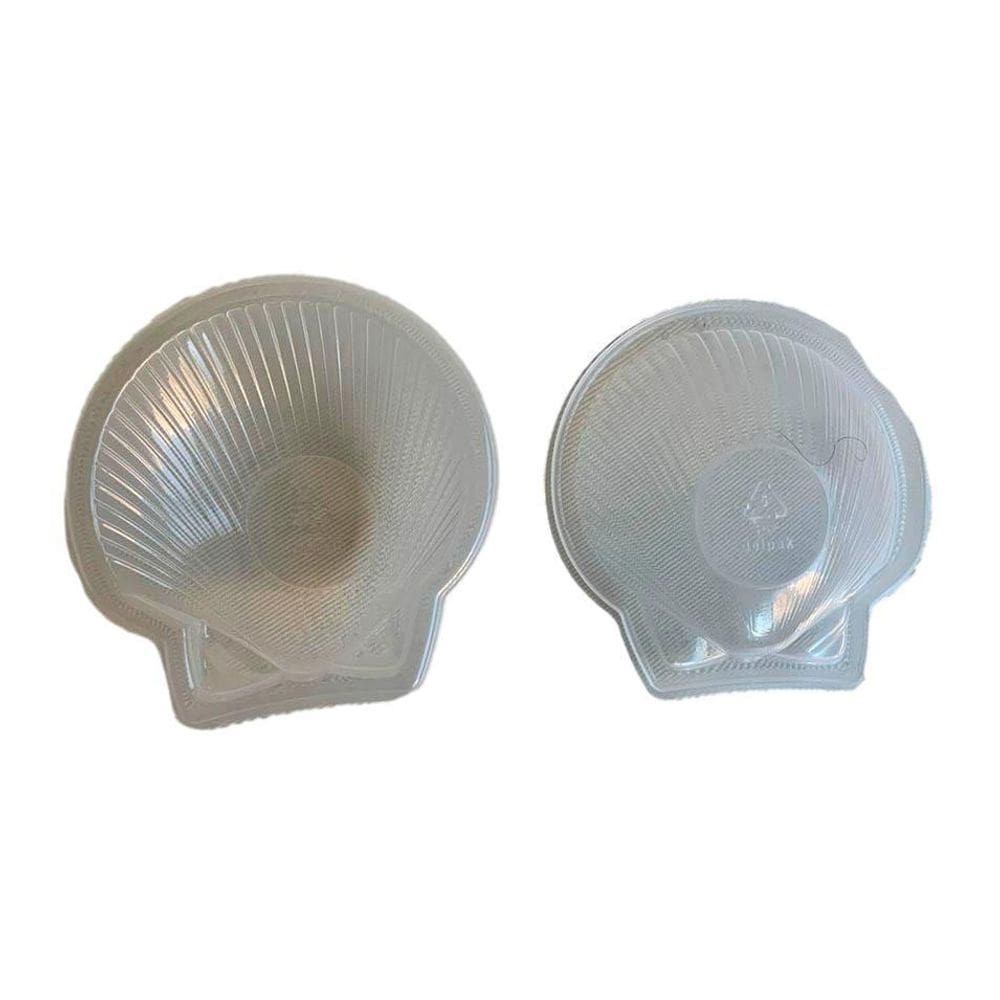 Concha Casquinha De Siri Incolor 97X97X24Mm 90Ml Cx Com 400