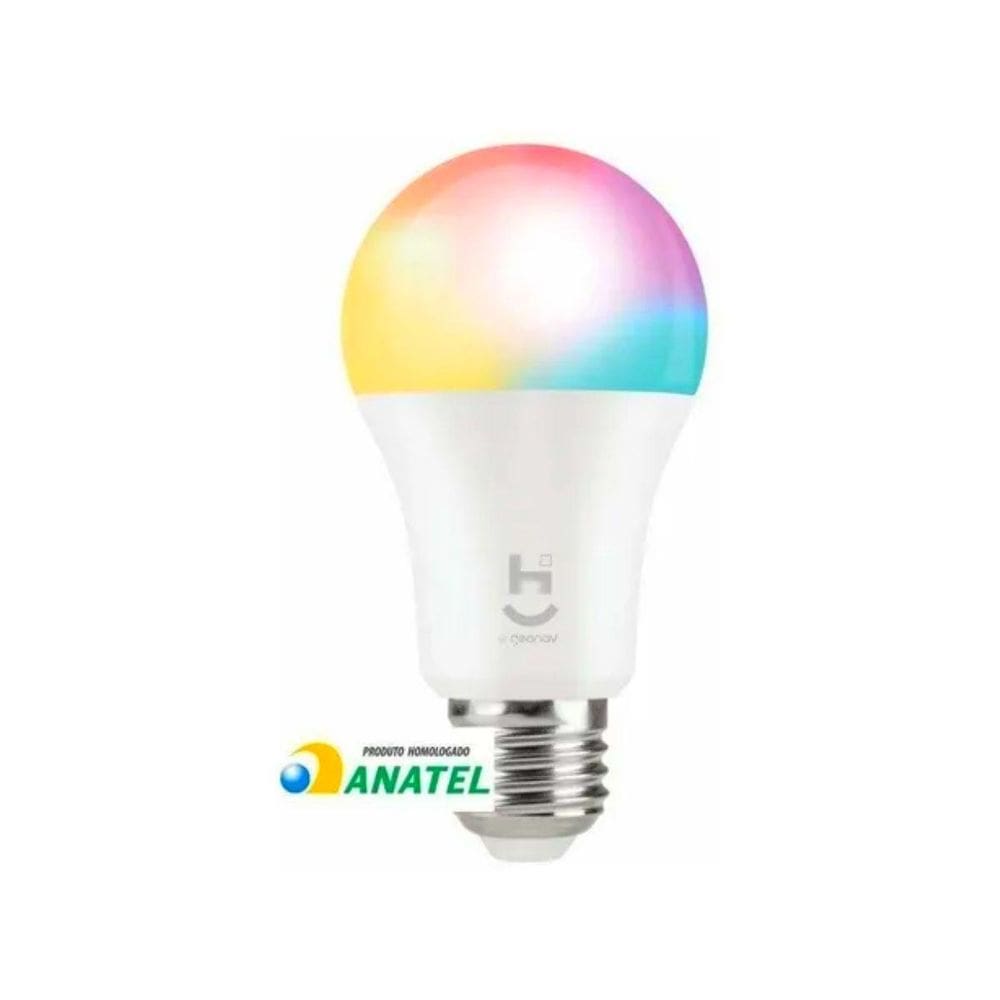 Lâmpada Inteligente Alexa Google Rgb Led Smart 9W Wi-Fi