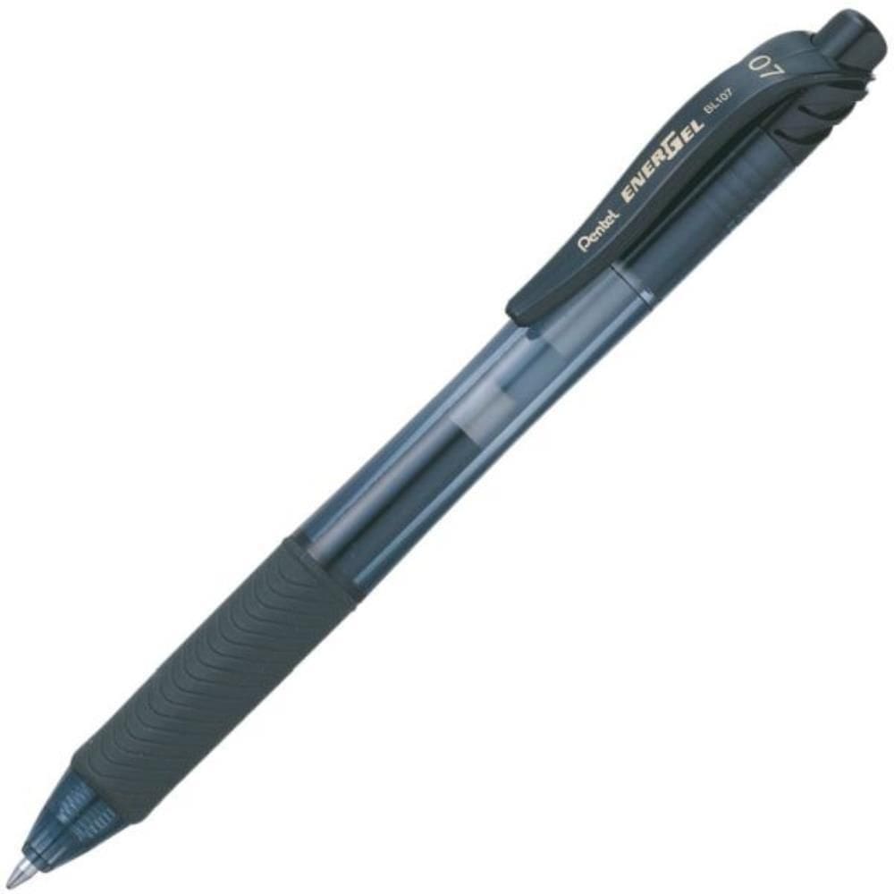Caneta Gel Energel Retratil 0.7Mm Preta Pentel Cx.C/12