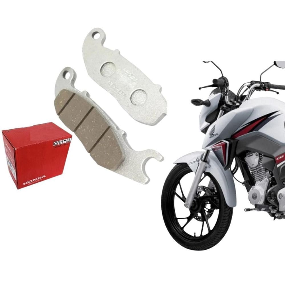 Pastilha Honda Titan Fan 150 160 2009 A 2016 Sem Combi Brake