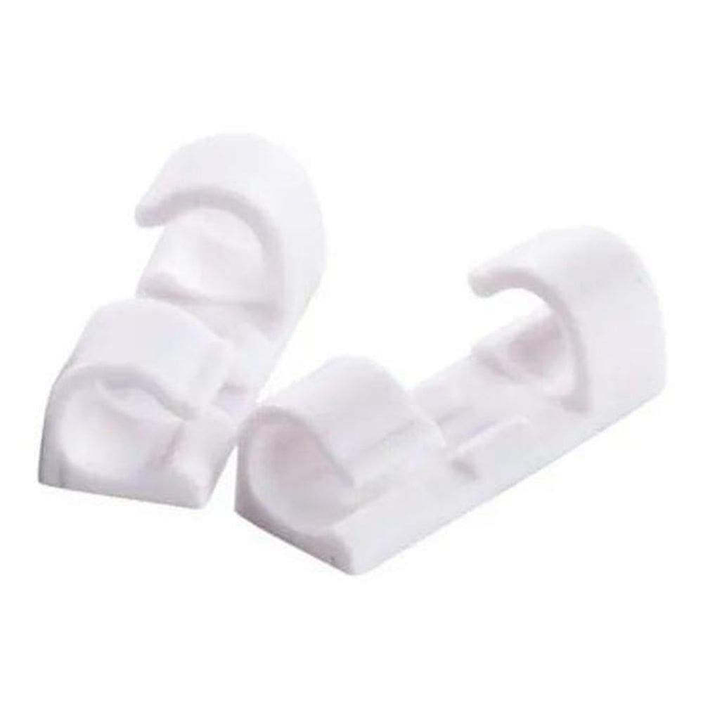 Kit Clip Organizador Cabos E Fios Adesivo 3M 200 Un Fixador