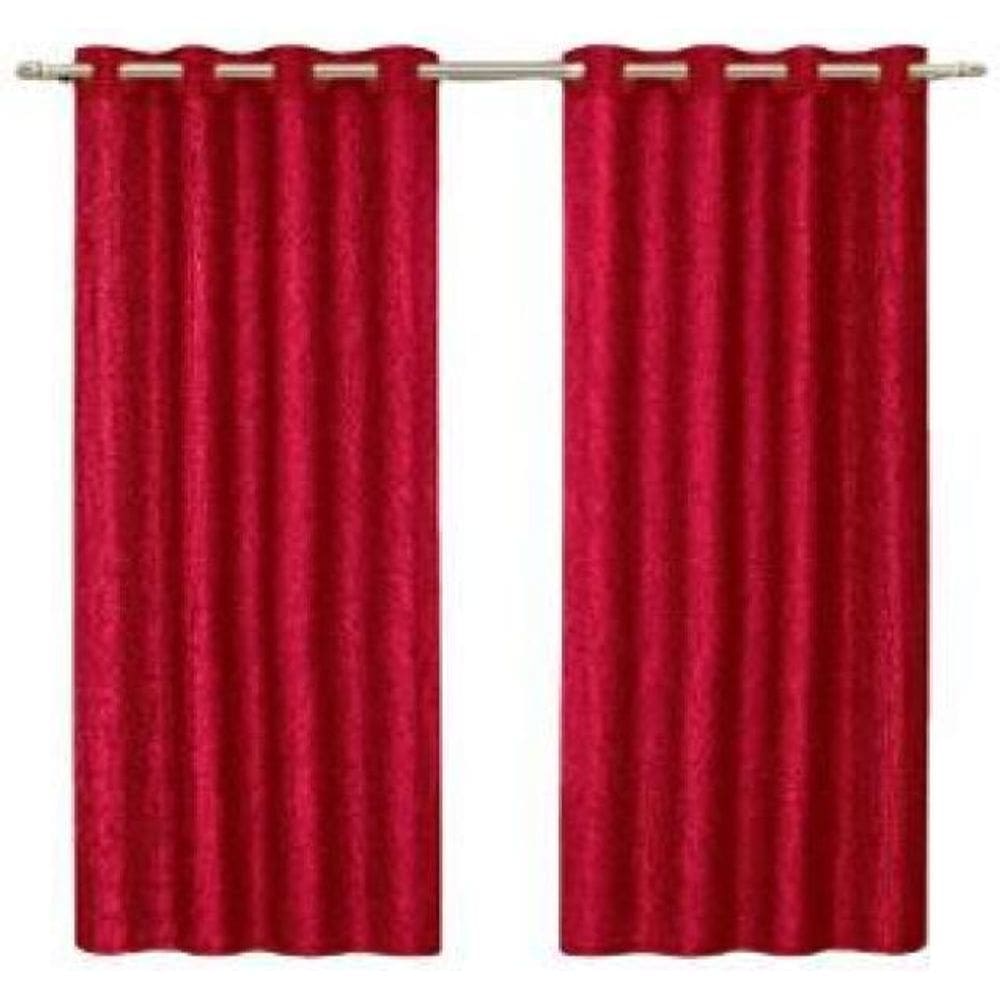 Cortina Quarto/Sala 2,00 X 1,70 Alt Cetim Amassado Vermelho