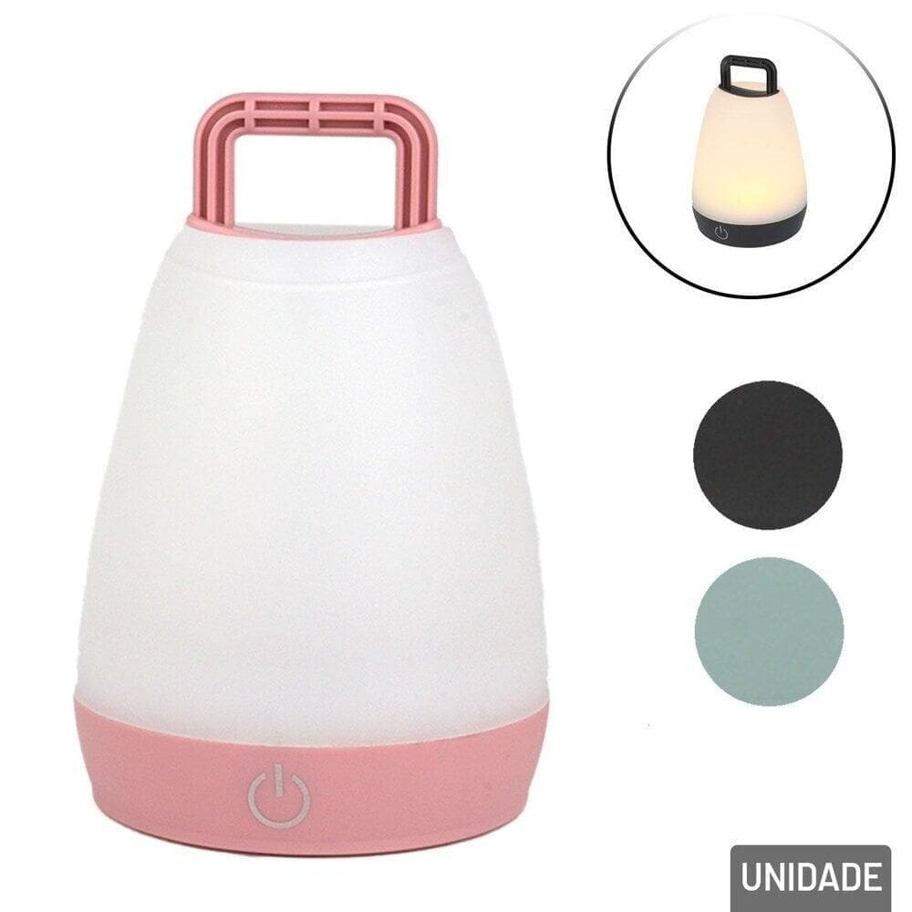 Luminária de LED Portátil 14cm Color - Tudo em Caixa