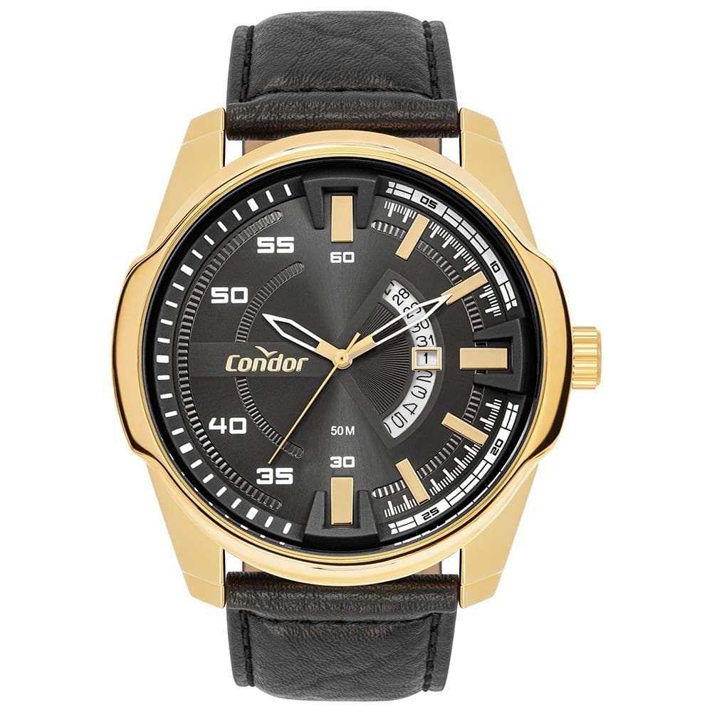 Relógio Condor Masculino Ref: Co2115ncp/4p Oversized Dourado