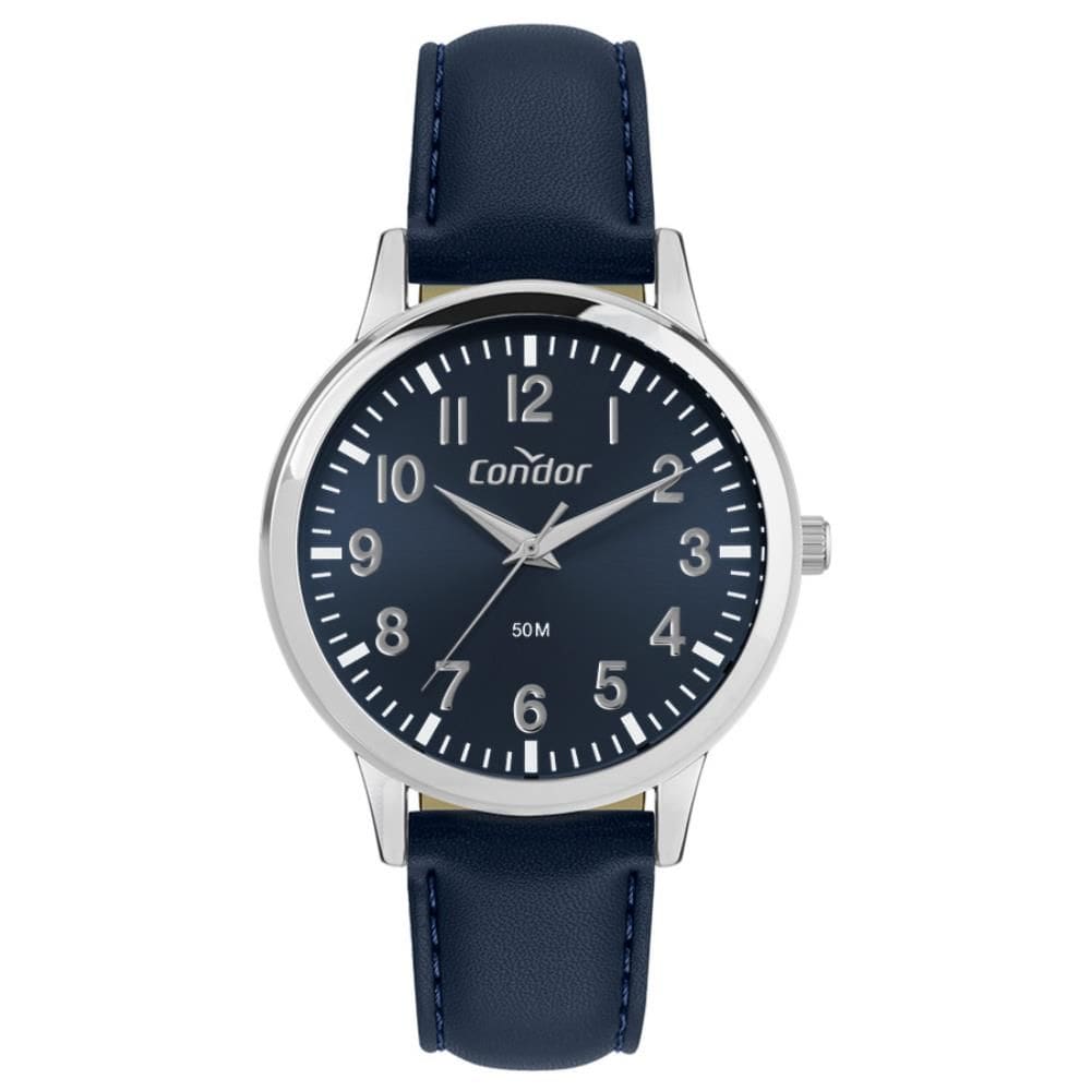 Relógio Condor Masculino Ref: Co2035nro/3a Casual Prateado
