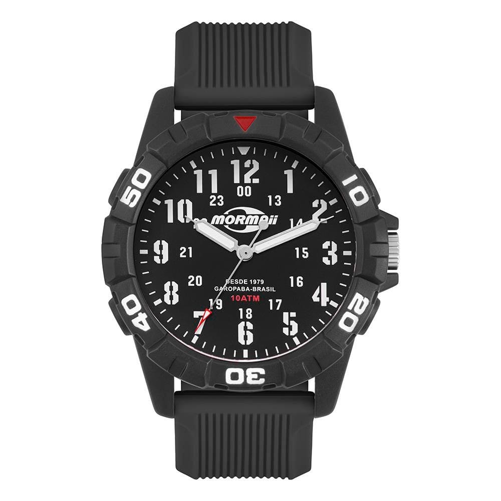 Relógio Mormaii Masculino Ref: Mopc21jalm/8p Esportivo Analógico Black