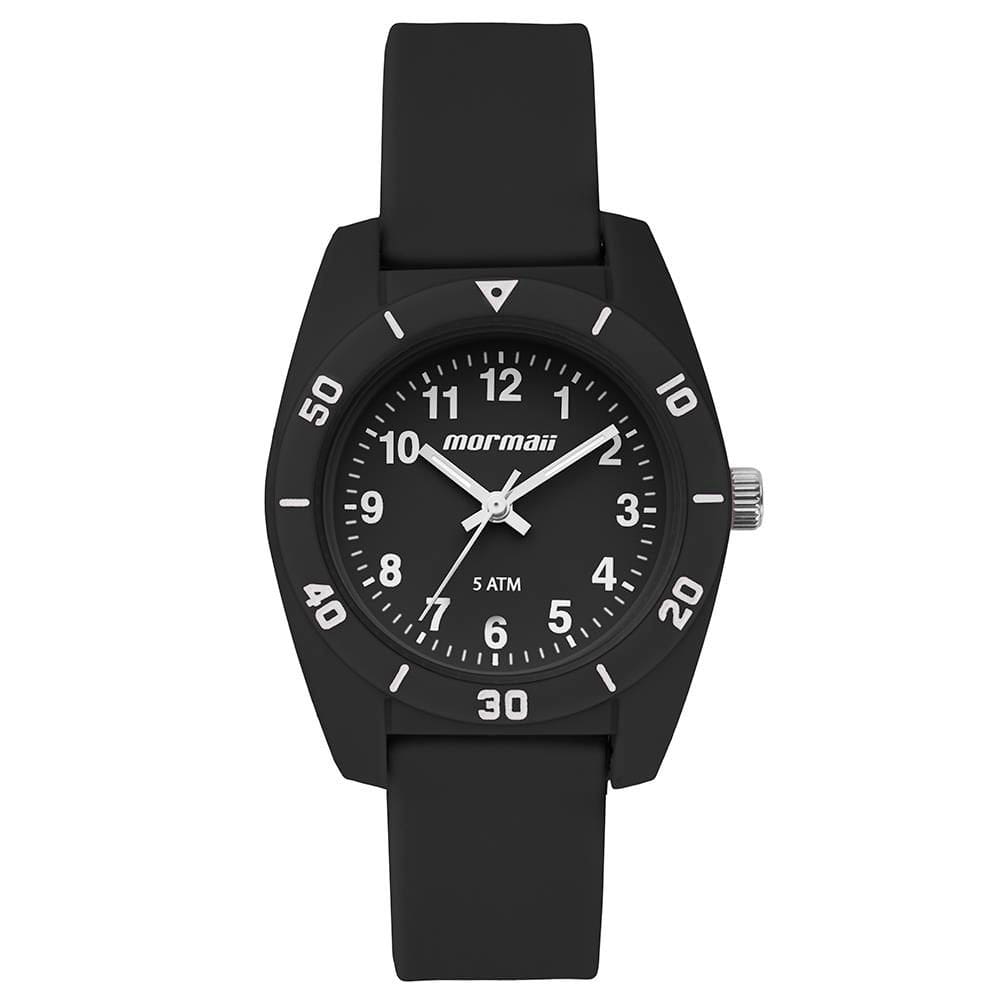 Relógio Mormaii Masculino Ref: Mopc21saa/8p Analógico Infantil Black