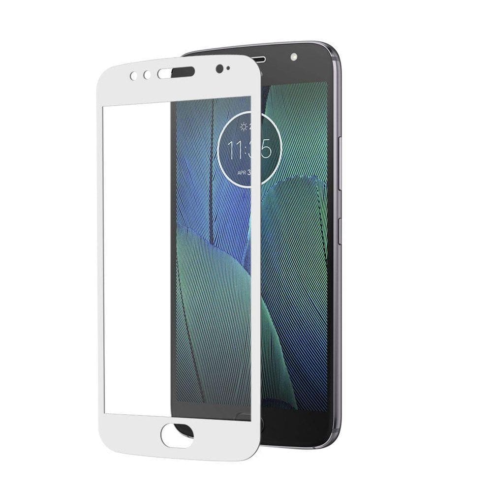 Película Coverage 5D Pro Branca Moto G5S Plus