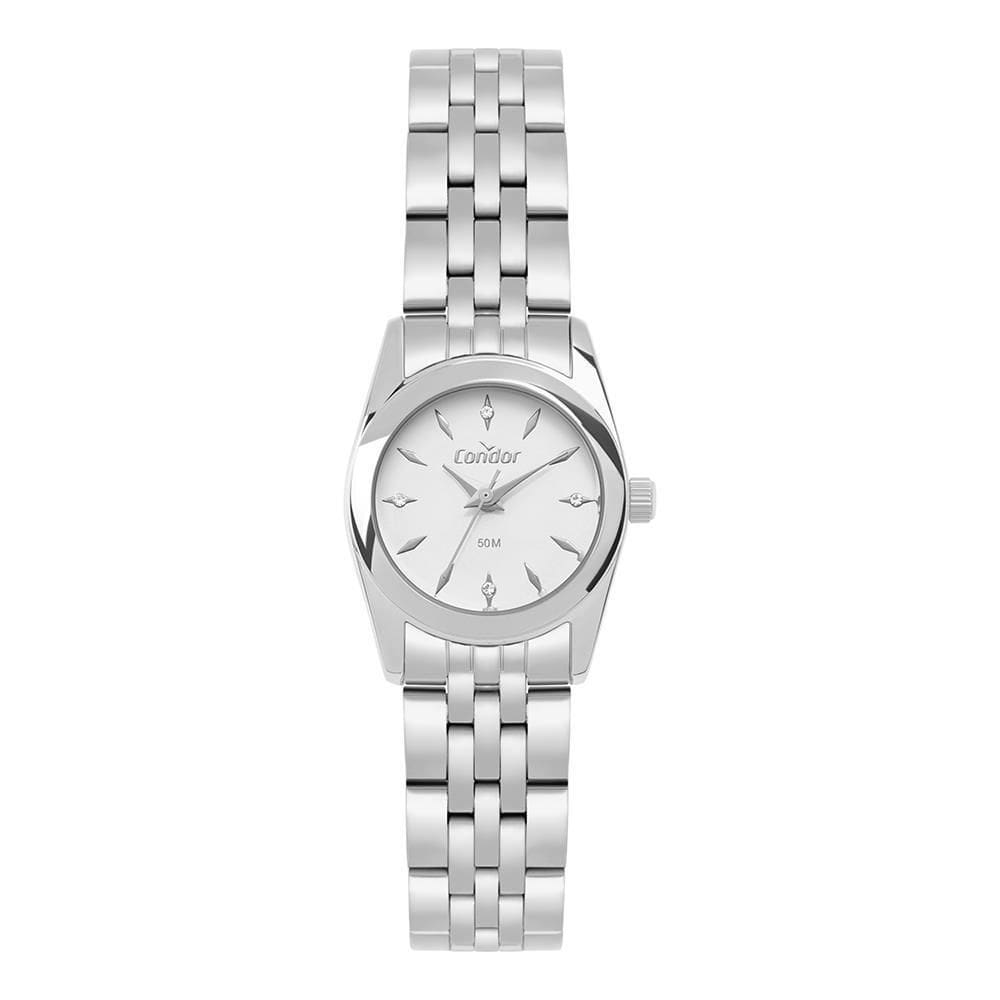 Relógio Condor Feminino Ref: Co2035Nwu/4K Casual Prateado
