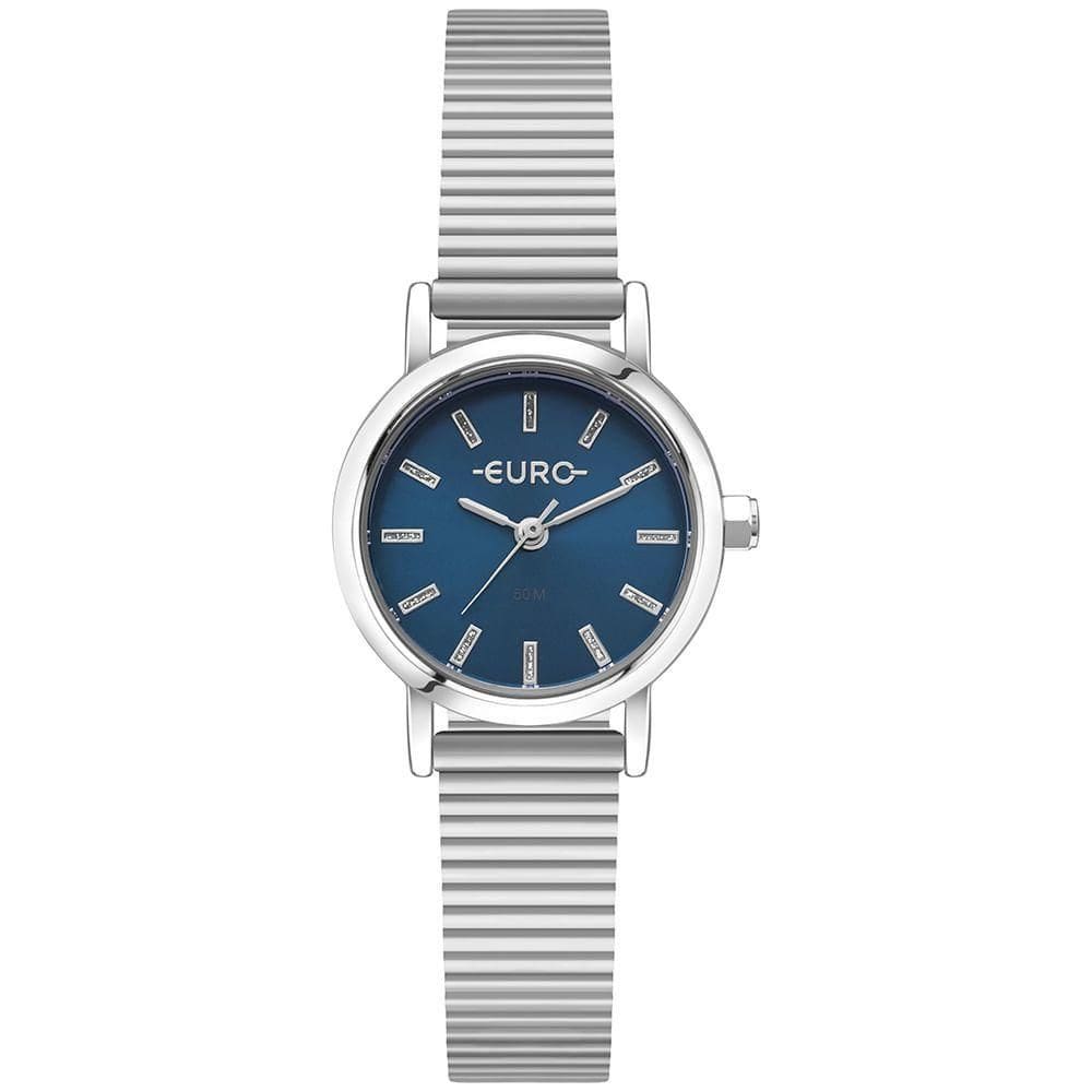 Relógio Euro Feminino Mini Lux Prata - Eu2035yzp-4a Relógio Euro Feminino Mini Prata - Eu2035yzp-4a