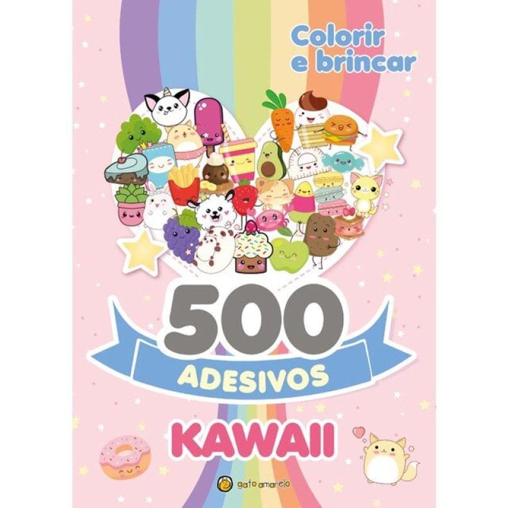 500 Adesivos - Kawaii