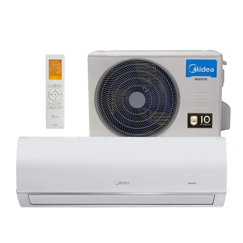 Ar Condicionado Split Midea Hi Wall Connect Inverter 12.000 BTU/h Frio Monofásico 442AFVCI12M8/38AFVCI12M8 127V