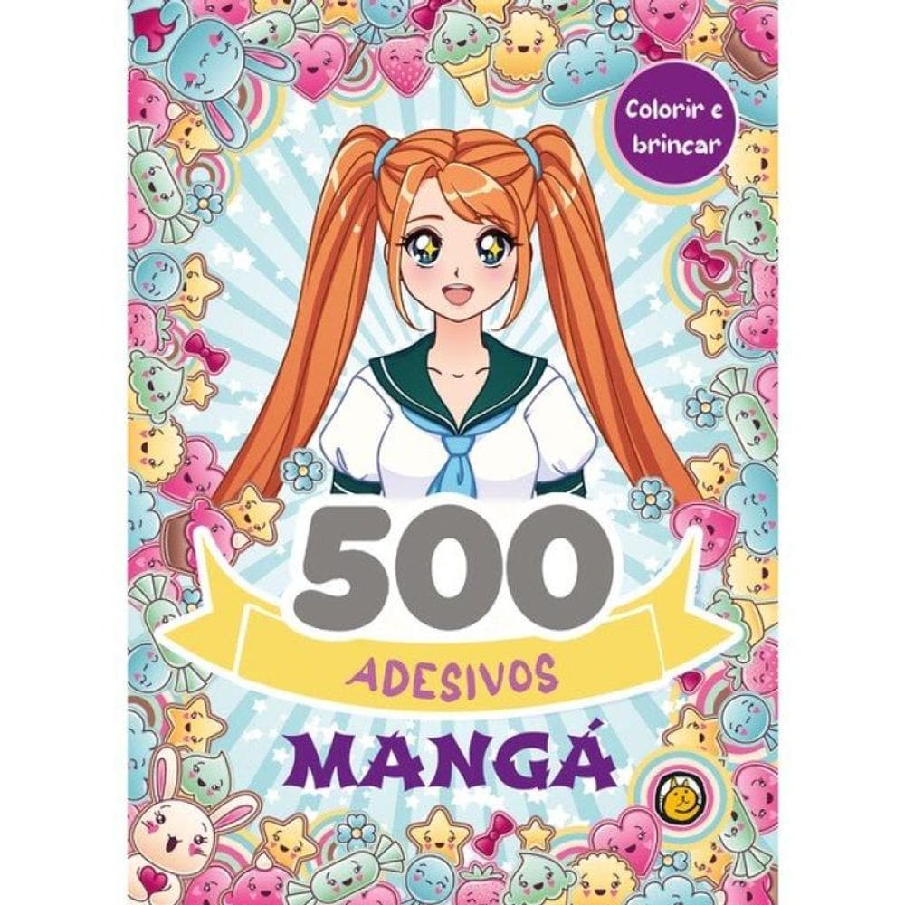 500 Adesivos - Mangá