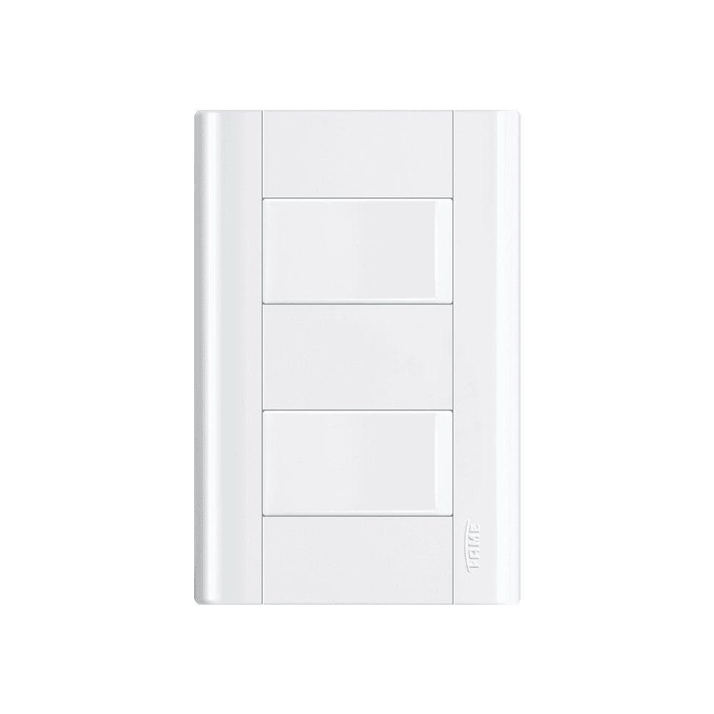 Interruptor Simples Duplo Fame Modulare com Placa 4x2