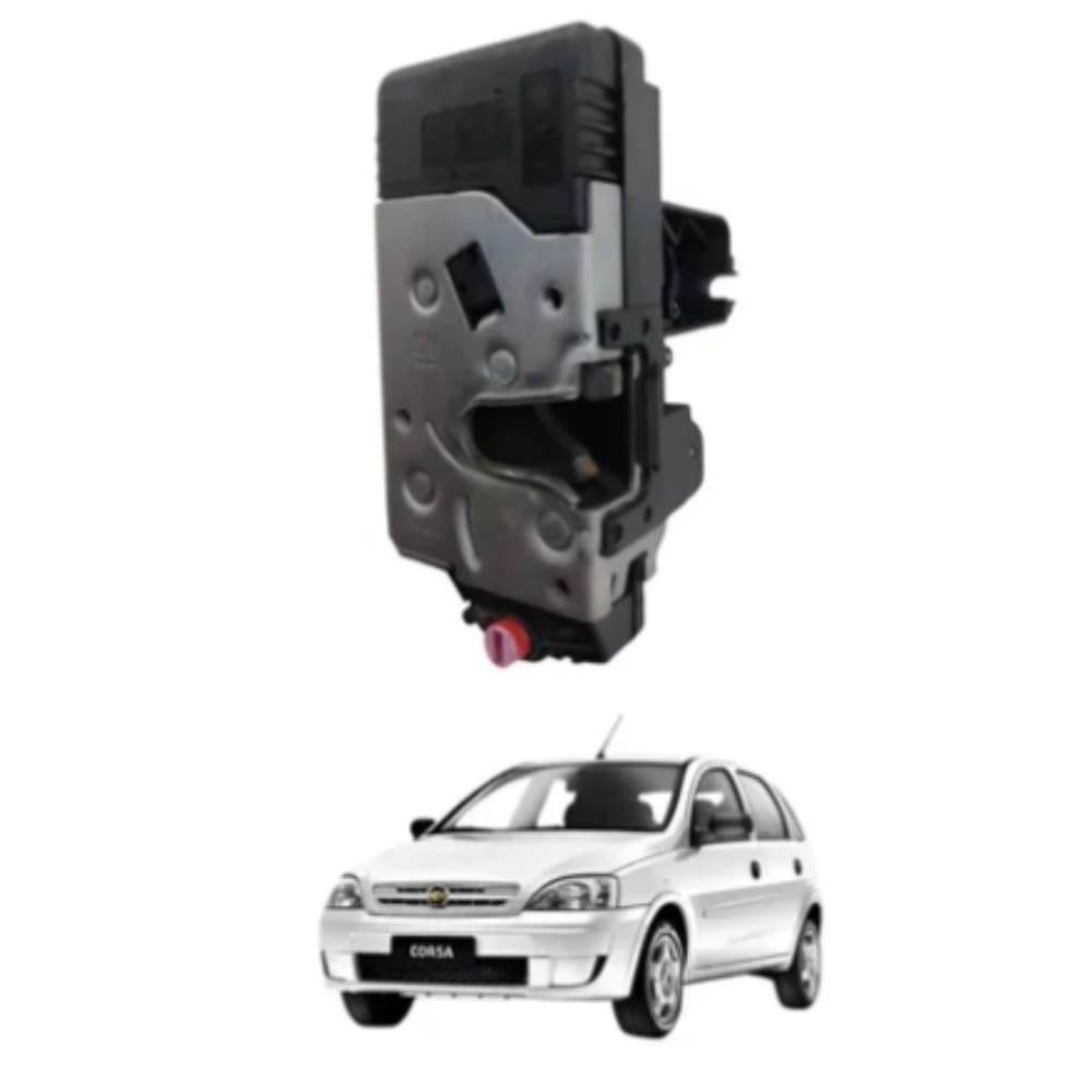 Fechadura Porta Meriva Corsa 2003 A 2012 Tras Esq 24414138