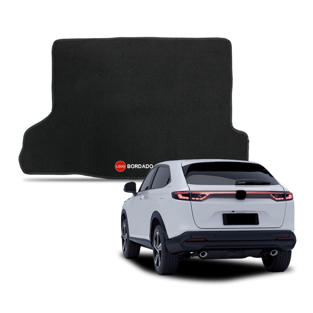 Tapete Porta Malas para HR-V 2023 a 2026 Forração em Carpete Preto
