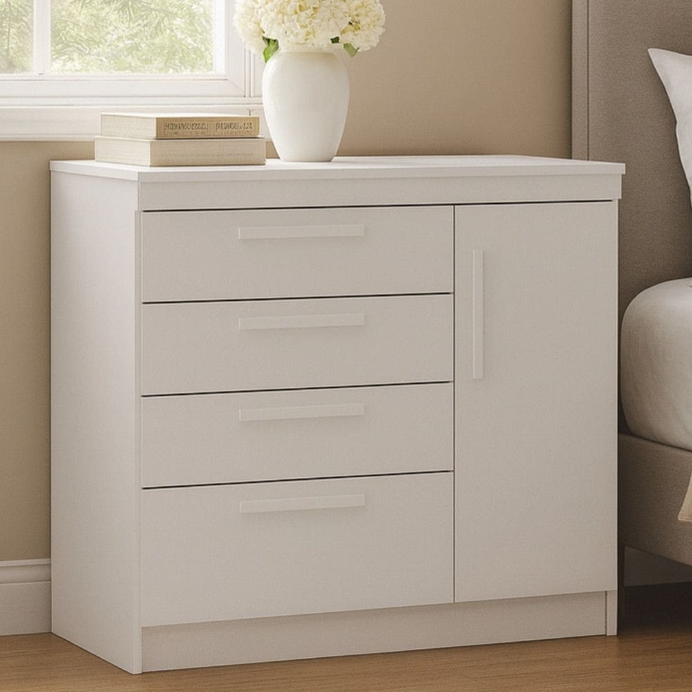 Comoda 3 Gavetas 2 Portas 1130A Moveis Castro