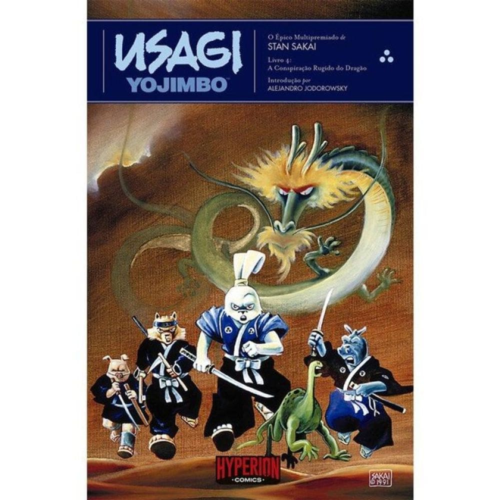 Usagi Yojimbo - A Conspiração Rugido Do Dragão - Vol. 4