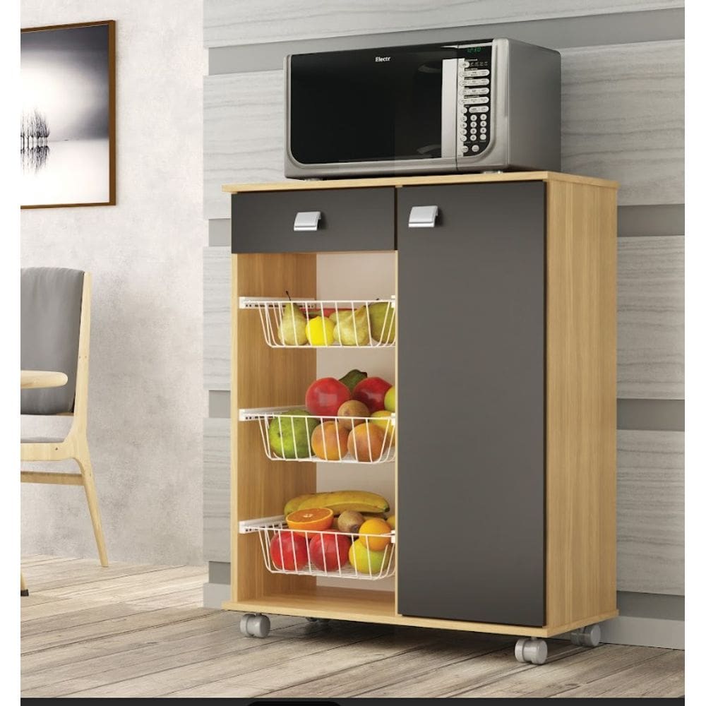 Fruteira 1 porta NATASHA CASTANHO/ONIX