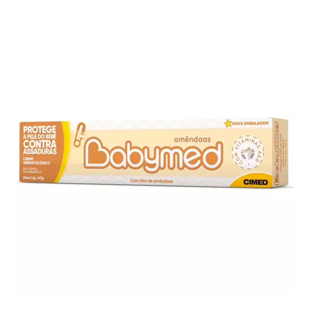 Babymed Pomada Contra Assadura Amêndoas 40g