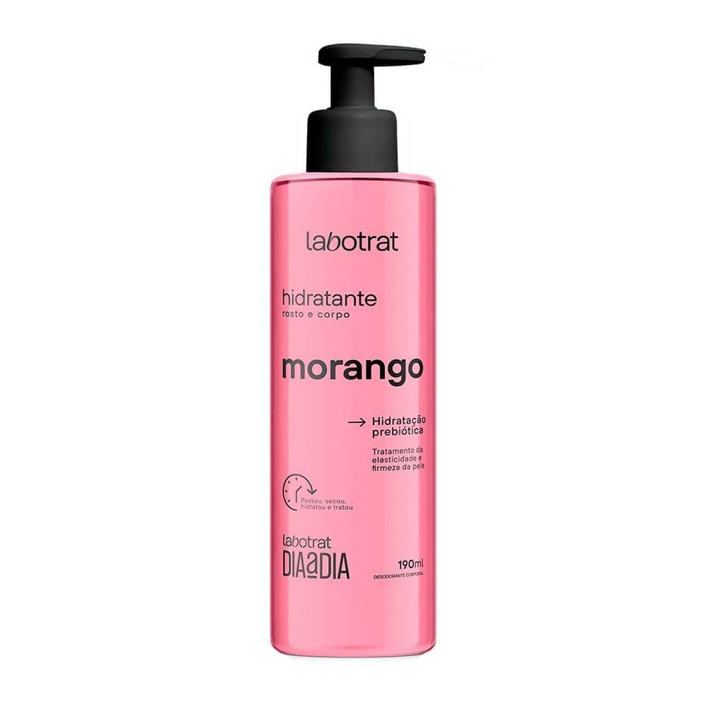 Hidratante Rosto e Corpo Labotrat Dia a Dia Morango 190ml