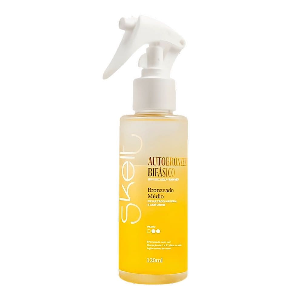 Skelt Autobronzeador Bifásico - Autobronzeador Corporal 120ml