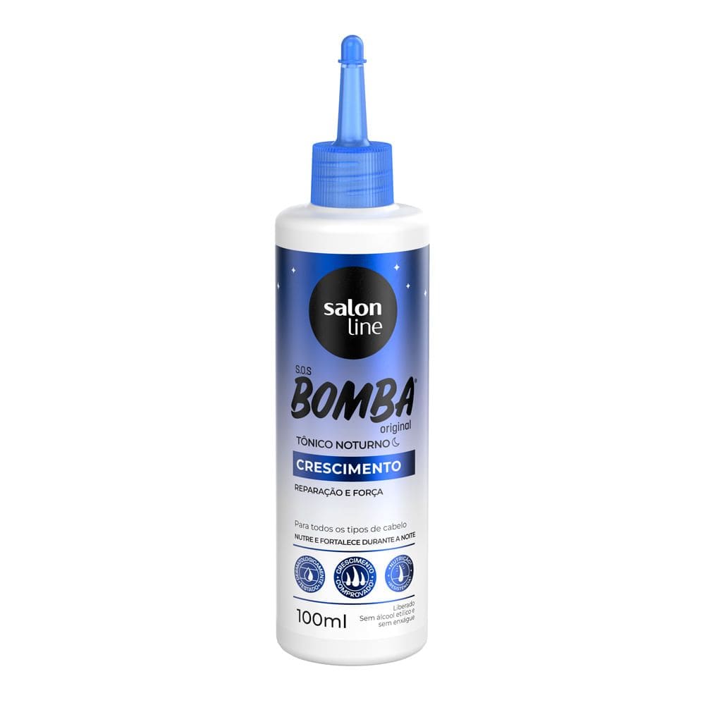 Tônico Noturno Salon Line SOS Bomba Crescimento 100ml
