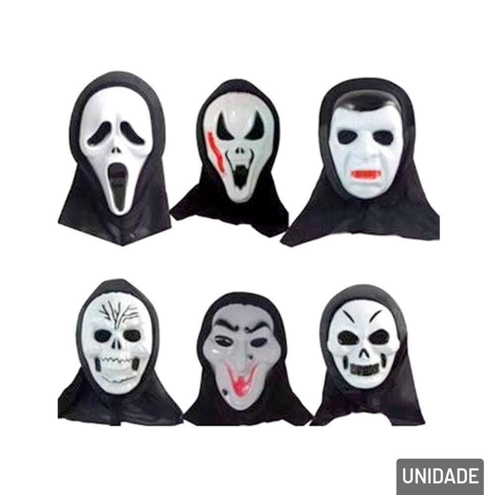 Máscara Halloween Personagens - Tudo em Caixa