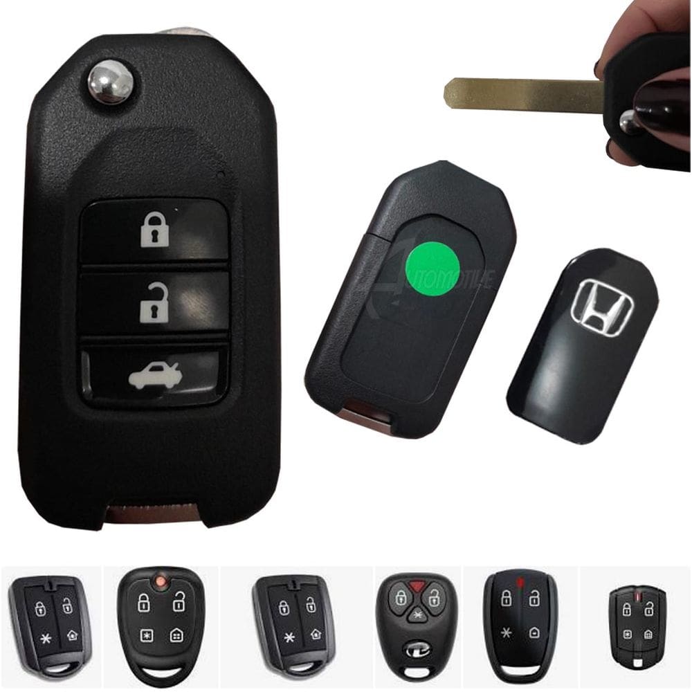 Chave alarme positron Honda Civic 01/06 Fit 03/08