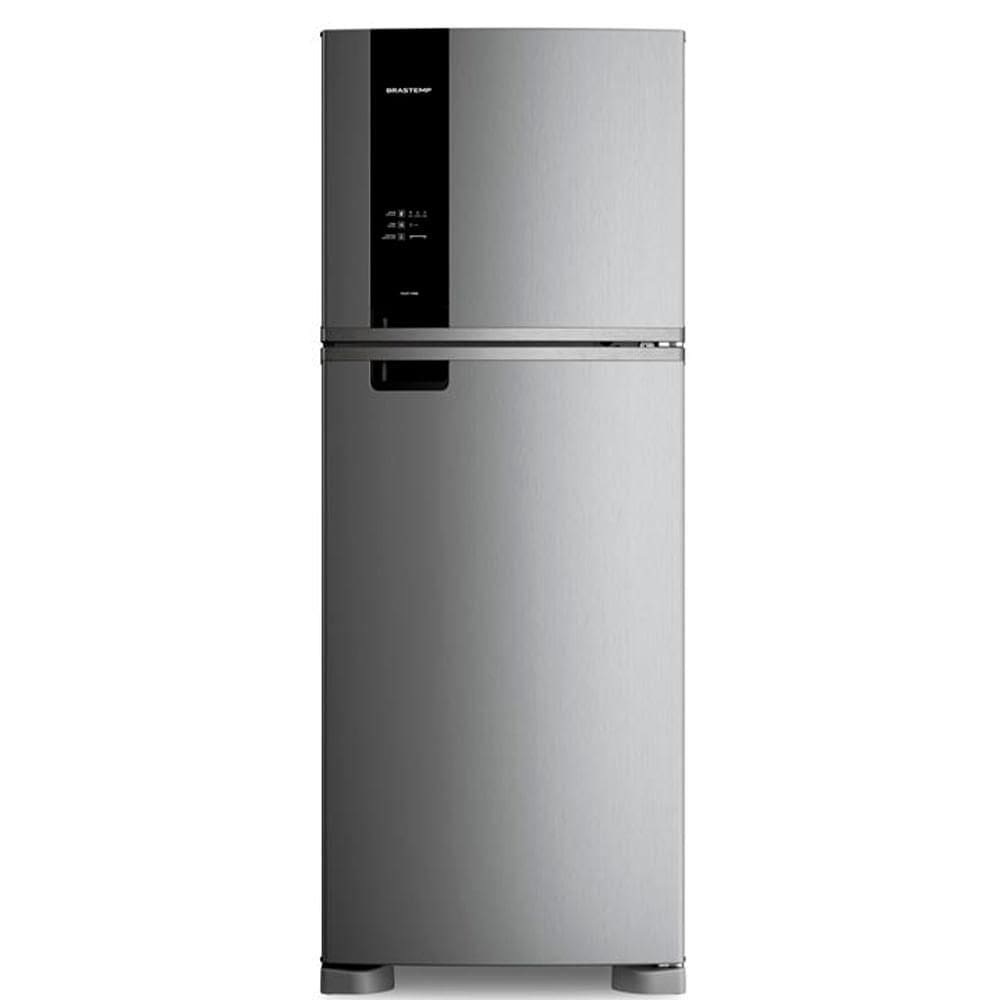 Refrigerador de 02 Portas Brastemp Frost Free A+++ 463 Litros Inox com Fresh Box e Cold Room - BRM55FK