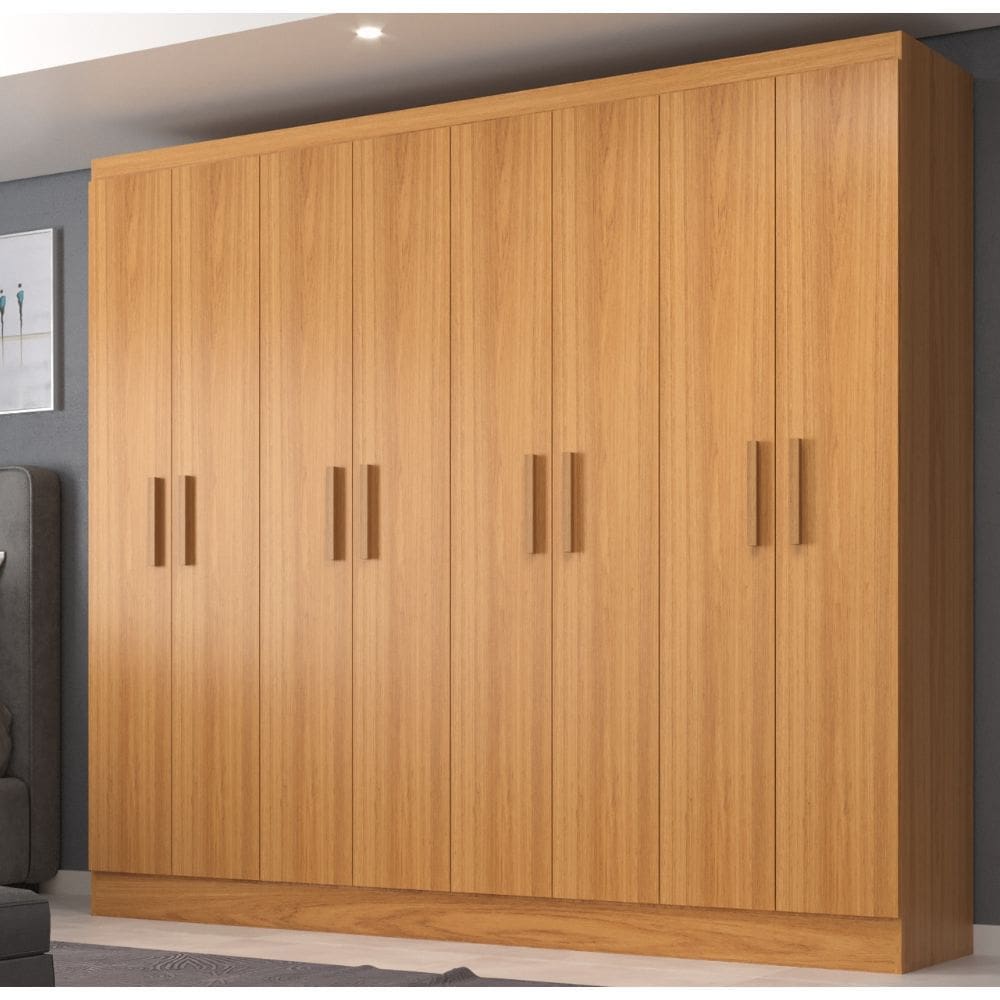 Guarda Roupa Casal 8 Portas Paris Evidencia Moveis