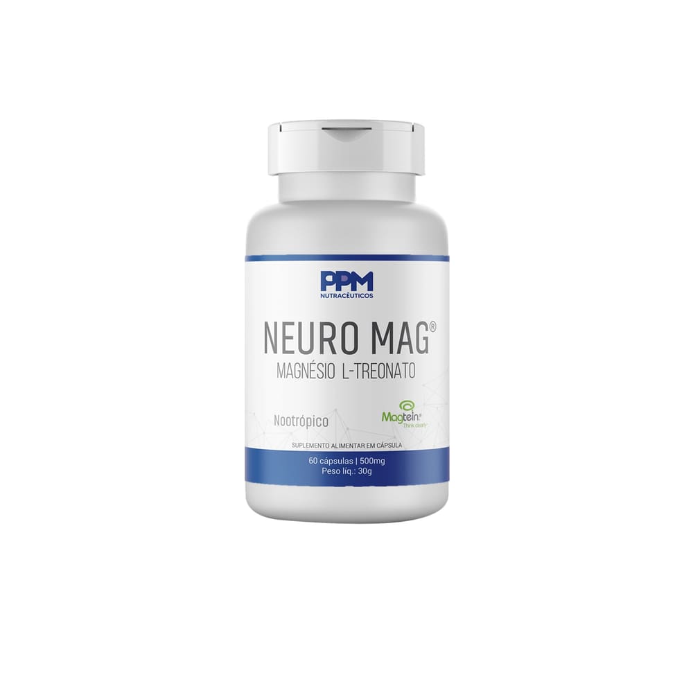 Neuro Mag - Magtein Max Power 60 Cápsulas 30g