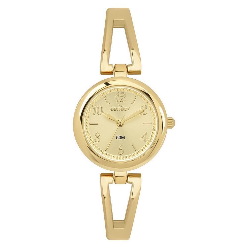 Relógio Condor Feminino Ref: Co2035Nuj/5X Bracelete Dourado