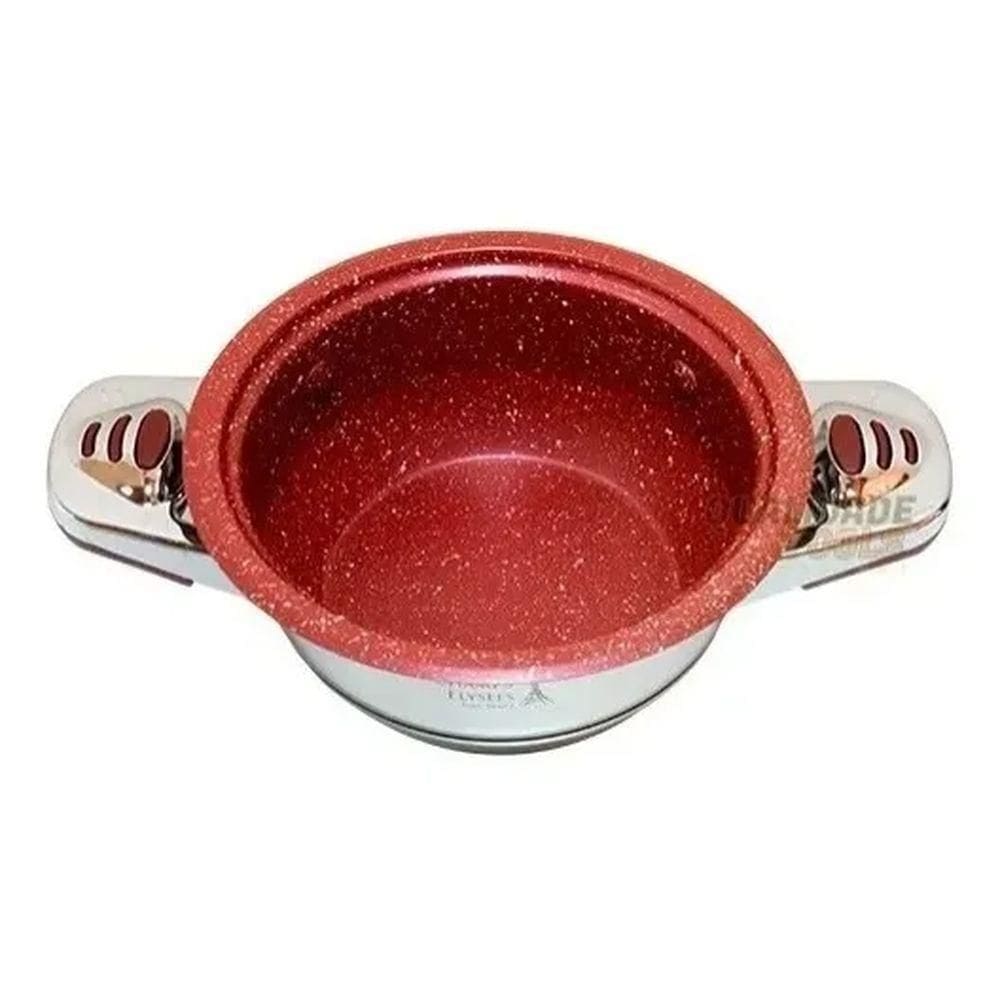 Jogo Panelas Antiaderente Alemã Aço Cirúrgico 23 Peças Luxo