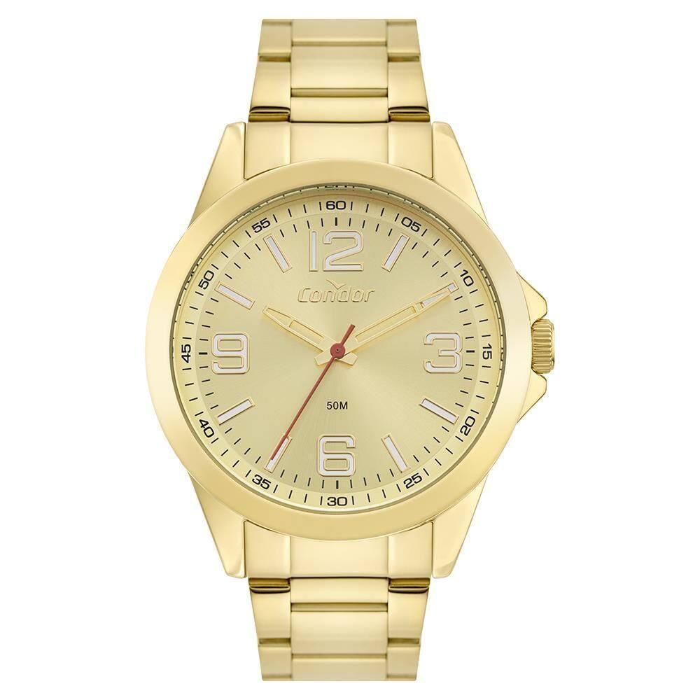 Relógio Condor Masculino Ref: Co2035Nty/4X Casual Dourado