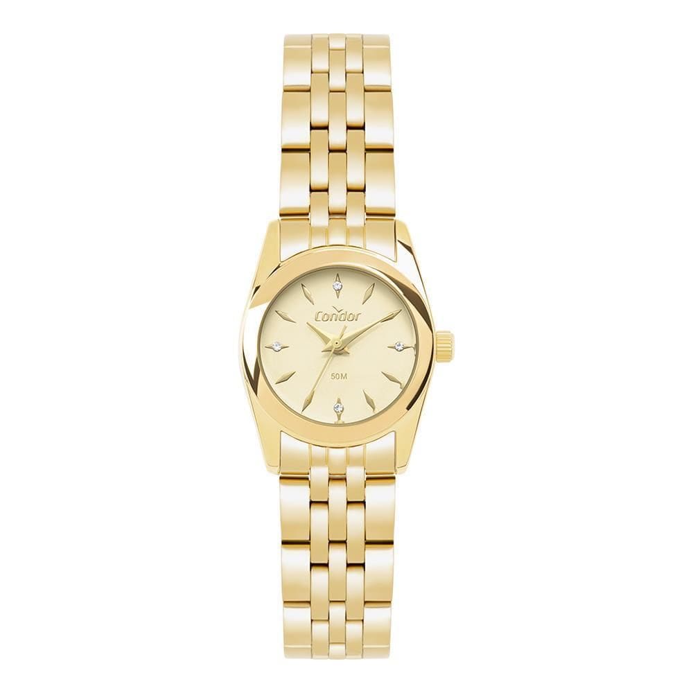 Relógio Condor Feminino Ref: Co2035Nws/4X Casual Dourado