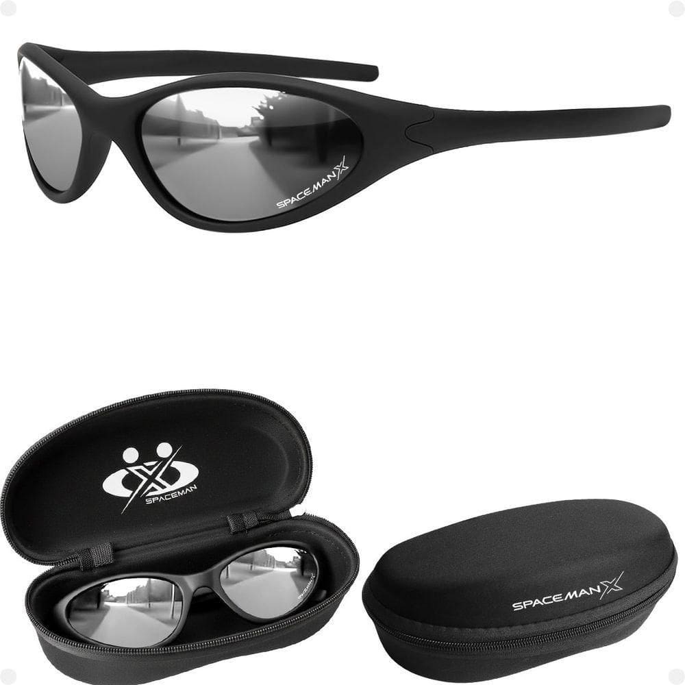 Oculos Espelhado Protecao Bike Esportivo Ciclismo Uv Presente Uv400 autêntico Qualidade Premium Preto