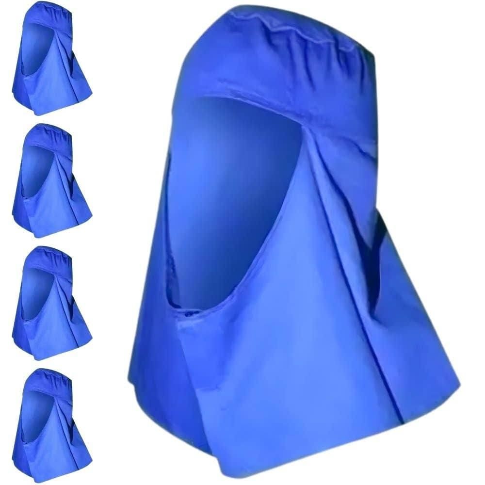 Touca Soldador Brim Azul com Elástico e fecho aderente CA 49731 5 Unidades EVALD