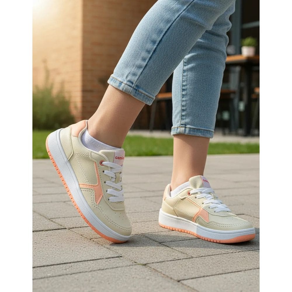 Tênis Juvenil Escolar Camin Yep Basico Menina