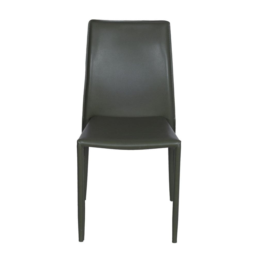 Cadeira para Sala de Jantar 43cm X 85cm Glam Verde Oliva