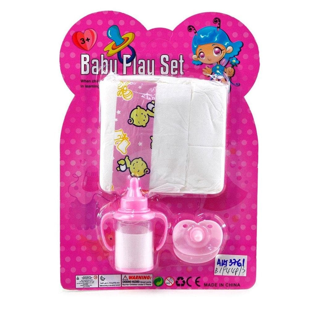 Acessórios Para Boneca 03 Peças Baby - Tudo em Caixa