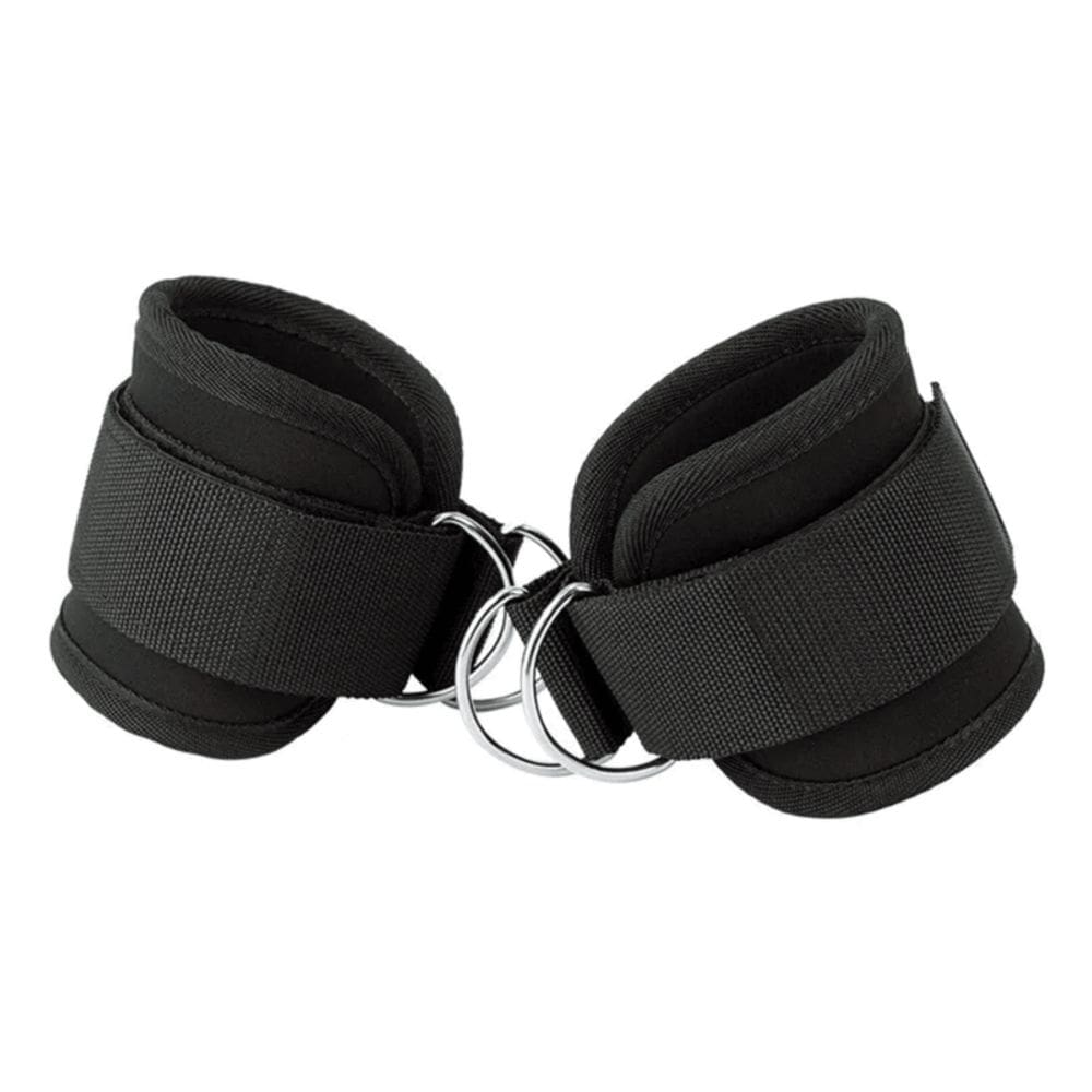 Pacote com 2 tornozeleiras Pulley Hitch Gym Buttocks pretas