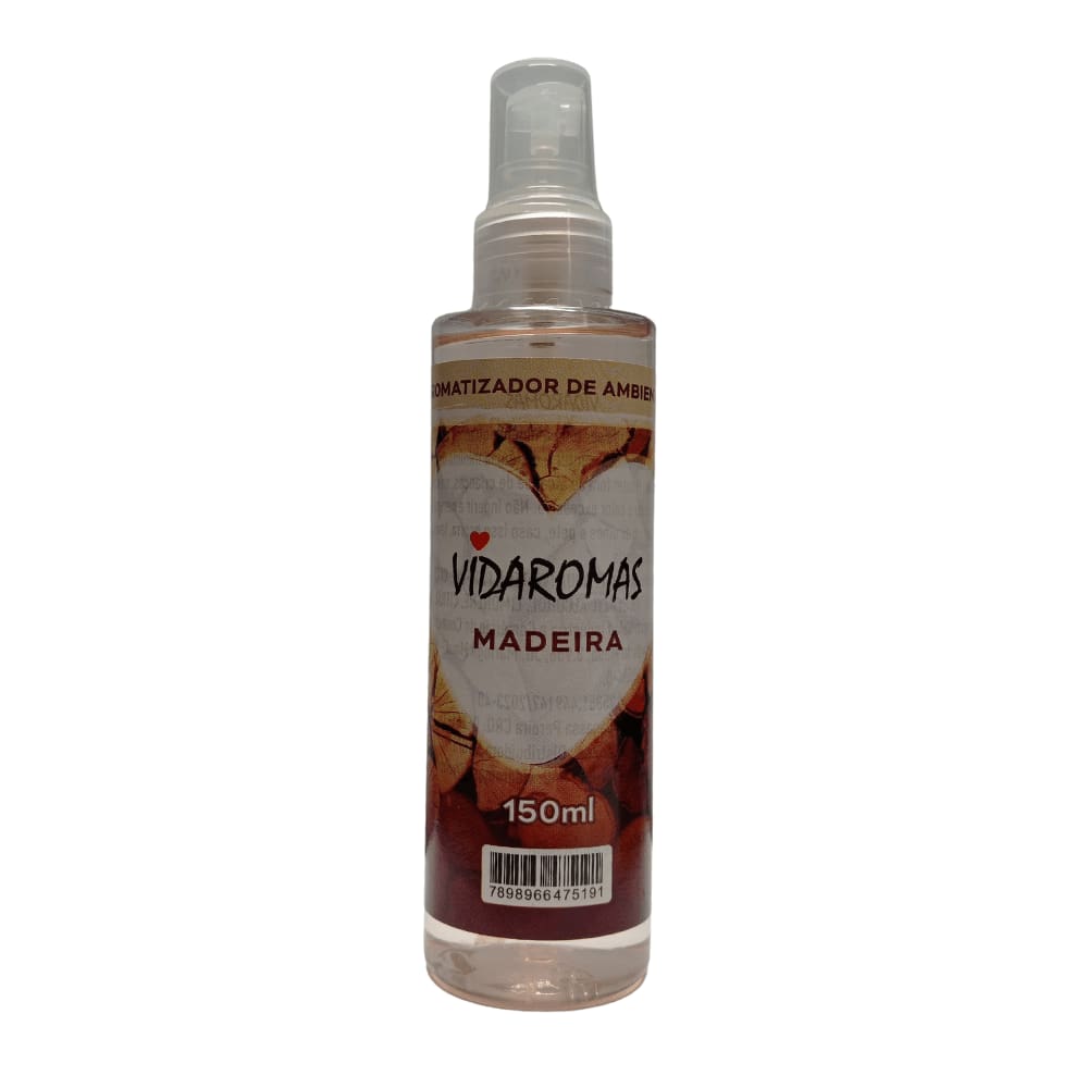 Aromatizador de Ambientes Spray Madeira 150ml Vida Aromas