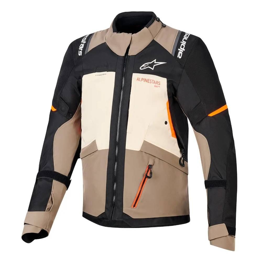 Jaqueta Alpinestars Andes V4 Drystar Cinza Bege e Preto
