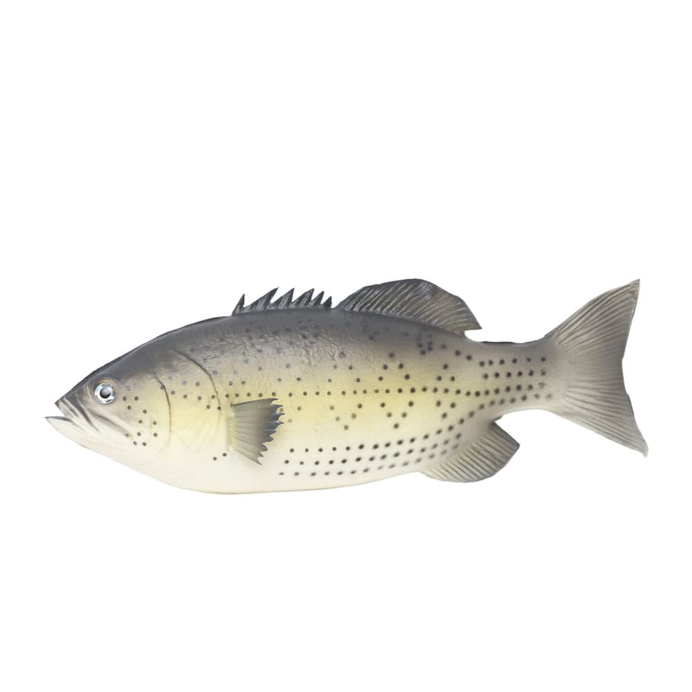 Estatueta realista de peixe Fish Model PU Lifelike Bass Fish 30 cm