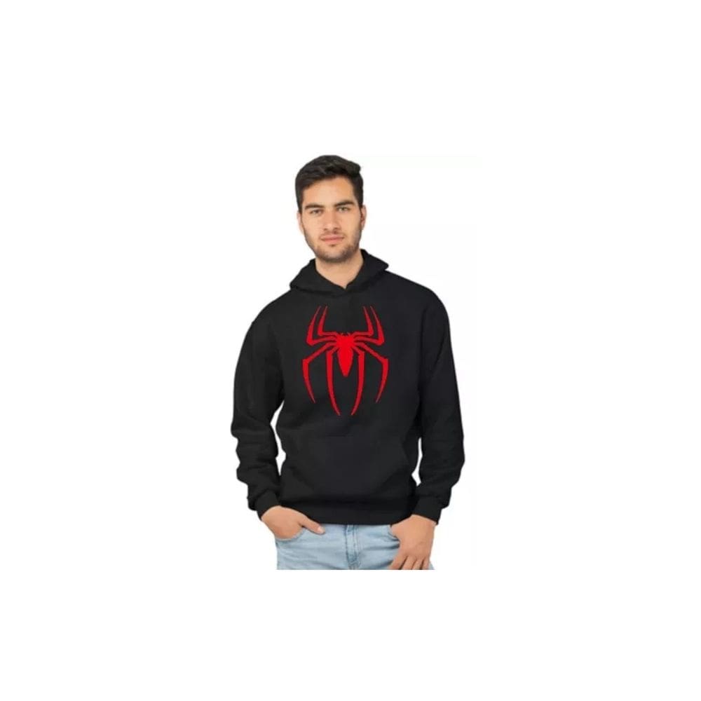 Moletom Romanos Modas estampado com logotipo de areia do Homem-Aranha