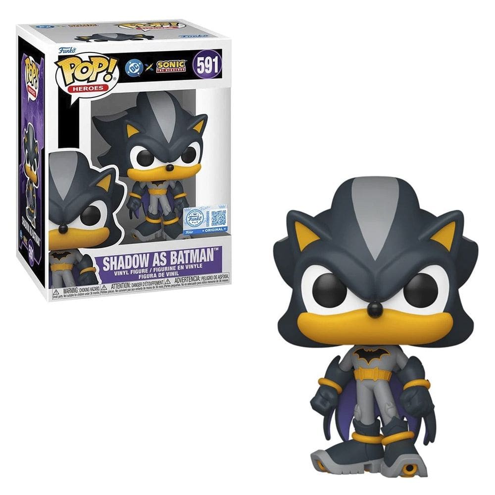 Funko Pop Heroes Sonic Shadow como Batman 591